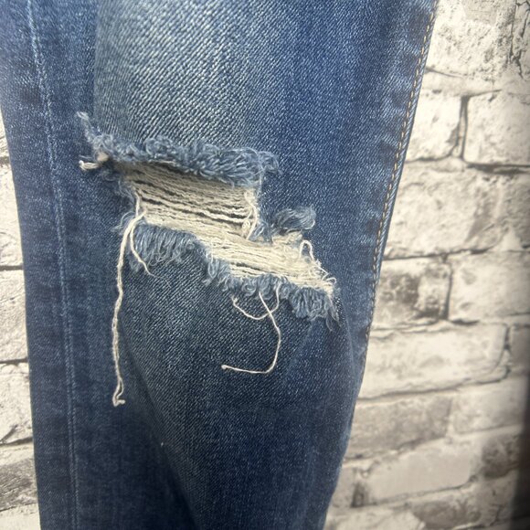 EUC Joes Jeans "FLAWLESS THE CHARLIE" High Rise Skinny Crop Blue Jeans Size 26W - Picture 6 of 16